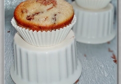 Рецепт: Яблочные маффины с шоколадом