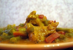 Курица с овощами