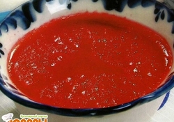 Рецепт: Манная каша с клюквой