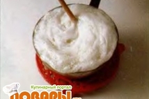 Шаг 3: Сахар начнет пениться и покажется, …