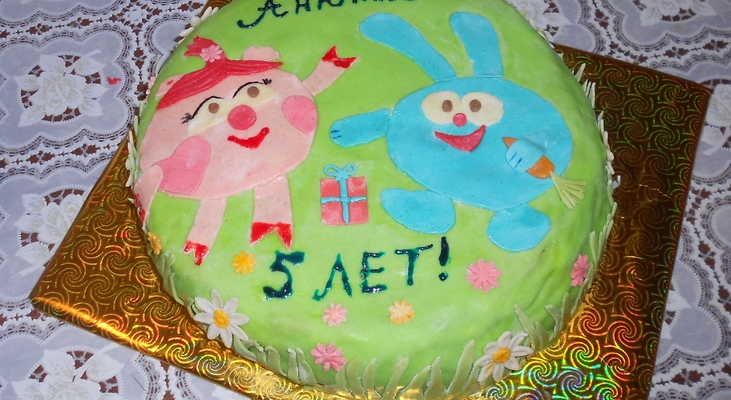 Торт Рыжик с заварным кремом