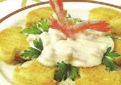 Рецепт: Ньюбург из креветок