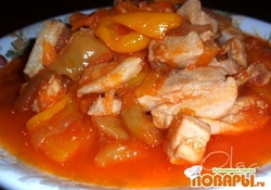 Рецепт: Паприкаш