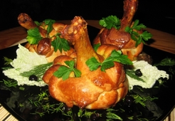 Куриные ножки в мешочках