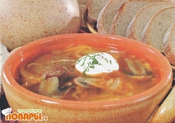 Рецепт: Щи невские