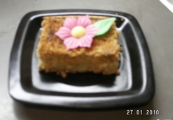 Творожно-яблочные пирожные