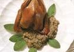 Рецепт: Голуби с пшеничной начинкой