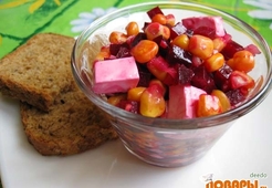 Салат из свеклы с кукурузой