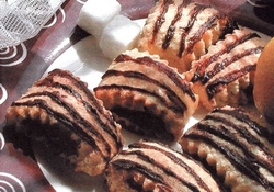 Рецепт: Рулетное печенье с повидлом