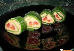 Рецепт: Закуска "Как роллы"