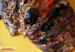 Мясо-гармошка или свинина с черносливом