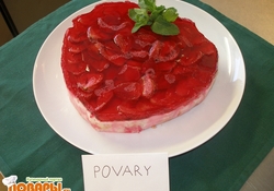 Рецепт: Торт "Клубничка"