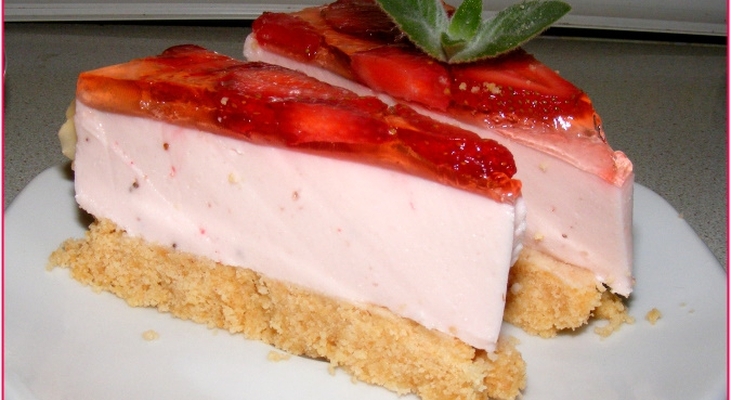  Нежный чизкейк на йогурте (без выпечки)