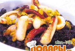 Черное ризотто