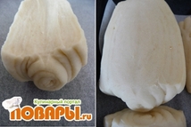 Шаг 5: Противень покрываем бумагой для выпечки …