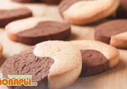 Рецепт: Печенье "День и ночь"