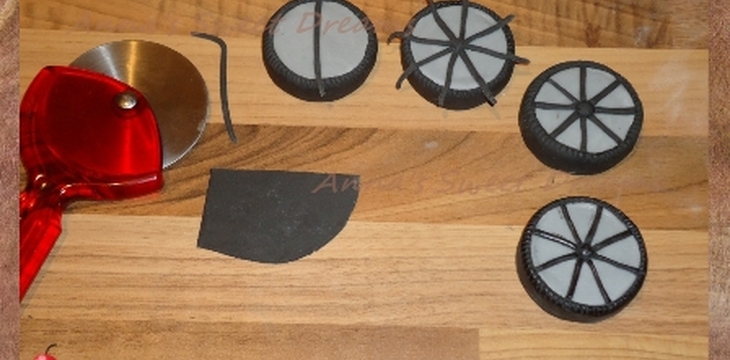 Шаг №17 МК Торт Автомобиль Subaru