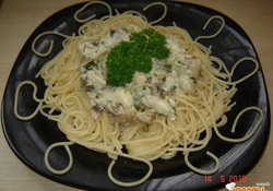 Рецепт: Паста "Прогулка по Амстердаму"