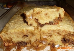 Пирог с халвой