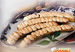 Рецепт: Бананы с меренгами