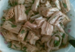 Рецепт: "Спаржа" соевая с зелёным луком