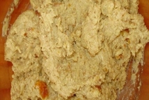 Шаг 3: Тесто не жидкое, напоминает мягкий …