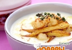 Рецепт: Суп-пюре из цветной капусты