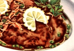 Шницель из телятины с каперсами