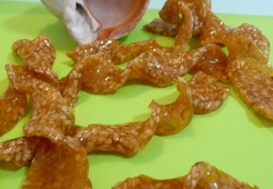 Фруктовые кунжутные ириски