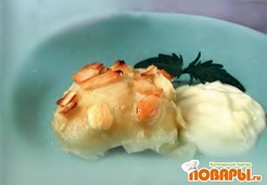 Груши с ореховой начинкой