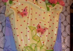 Рецепт: Торт "Букет роз"