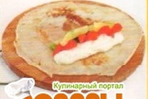 Шаг 3: Творожную массу ровным слоем нанести …