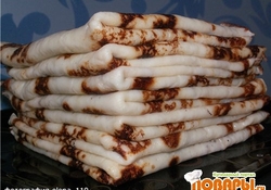 Рецепт: Бархатные блинчики