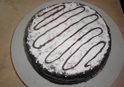 Рецепт: Торт "Зебра"