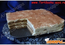 Рецепт: Торт-десерт  "Тирамису"