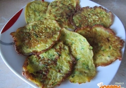 Рецепт: Блинчики из кабачков