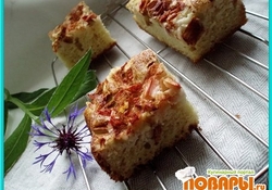 Рецепт: Простой ревеневый пирог