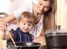 Развивающий «центр» для детей прямо на кухне