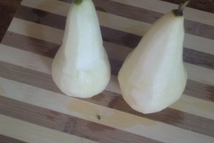 Шаг 2: Грушу брать нужно твердую, не …