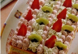 Рецепт: Разноцветный торт