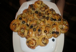 Булочки с грибами