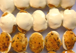 Рецепт: Яйца фаршированные морковью