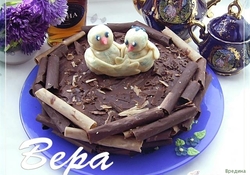 Рецепт: Торт "семейное гнездо"