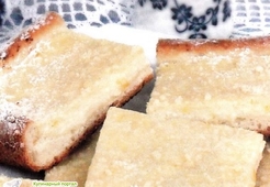 Открытый творожный пирог