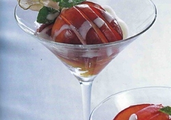 Рецепт: Пряные нектарины с йогуртом 