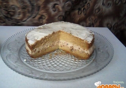 Рецепт: Крем карамельный с конфетами"коровка"