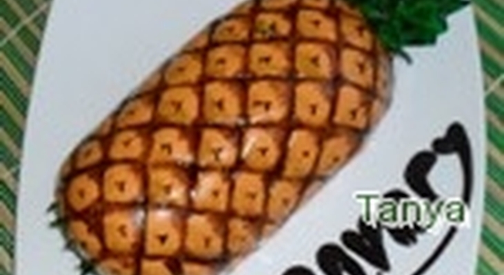 Торт-рулет «Ананас»