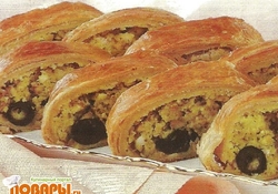 Рецепт: Рулет с маслинами