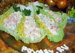 Рецепт: Новогодний салат 