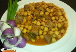 Турецкий горох нут с бараниной